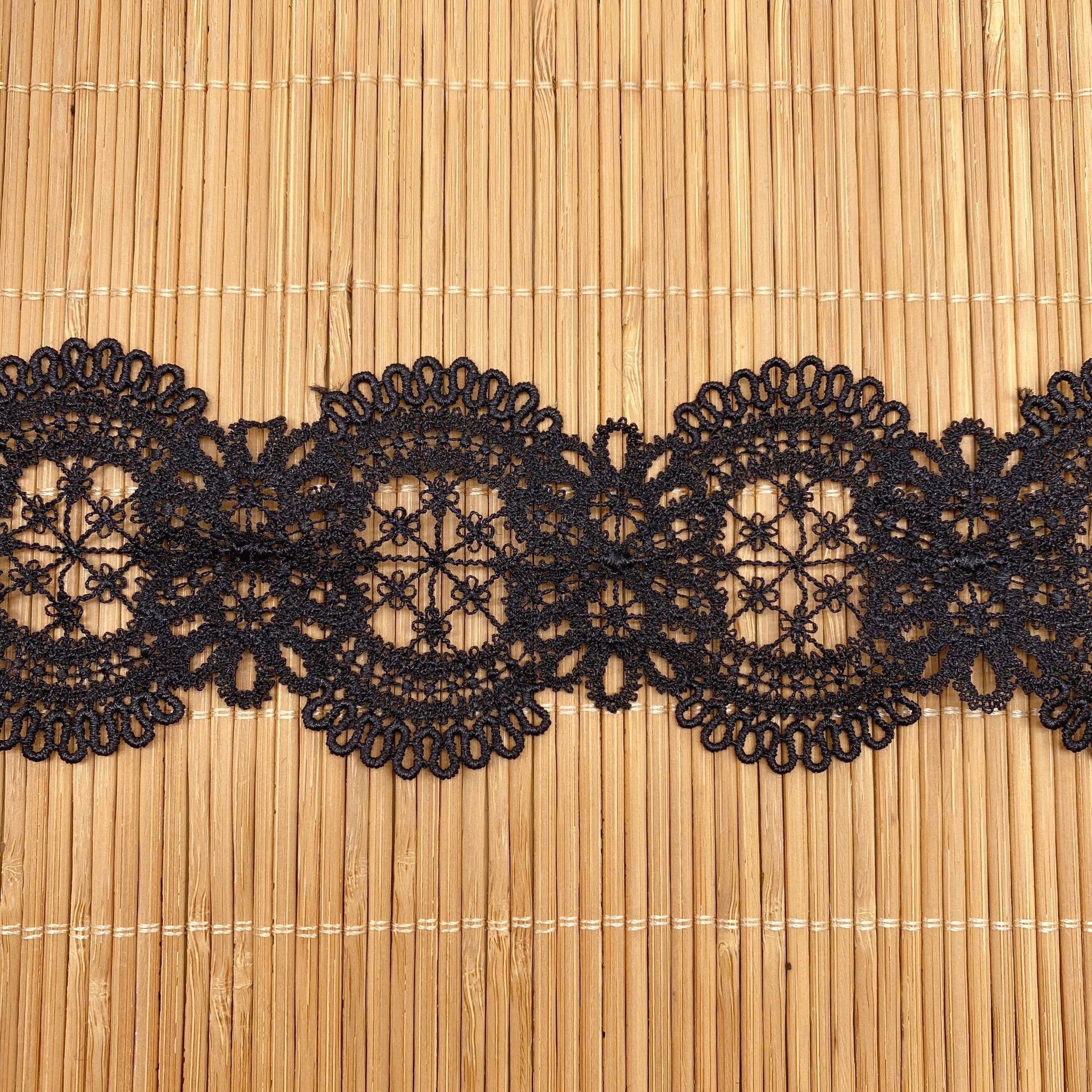 Hollow Flower Embroidered Lace - Lace Ribbon Trim ulasan dan harga