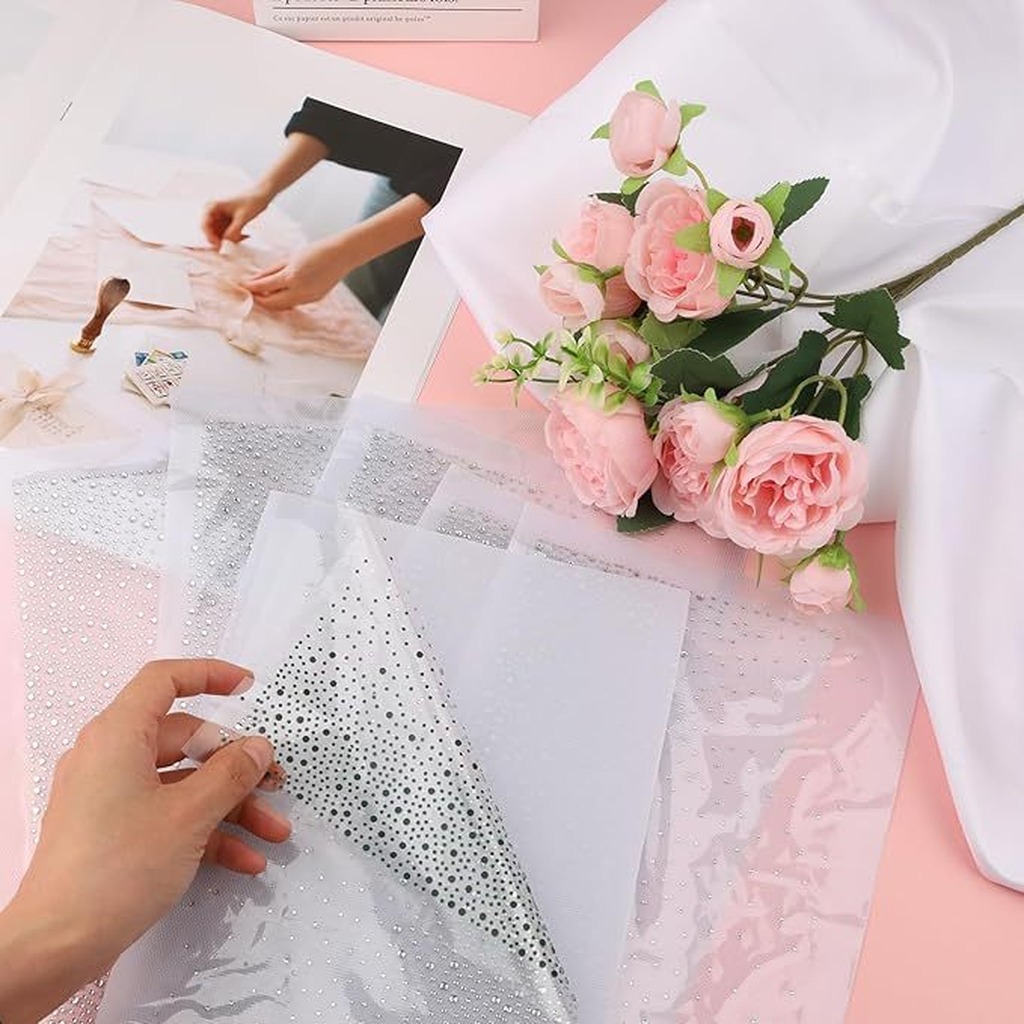 Diy Rhinestone Decoration Pers - Hotfix Rhinestone Sheet ulasan dan harga