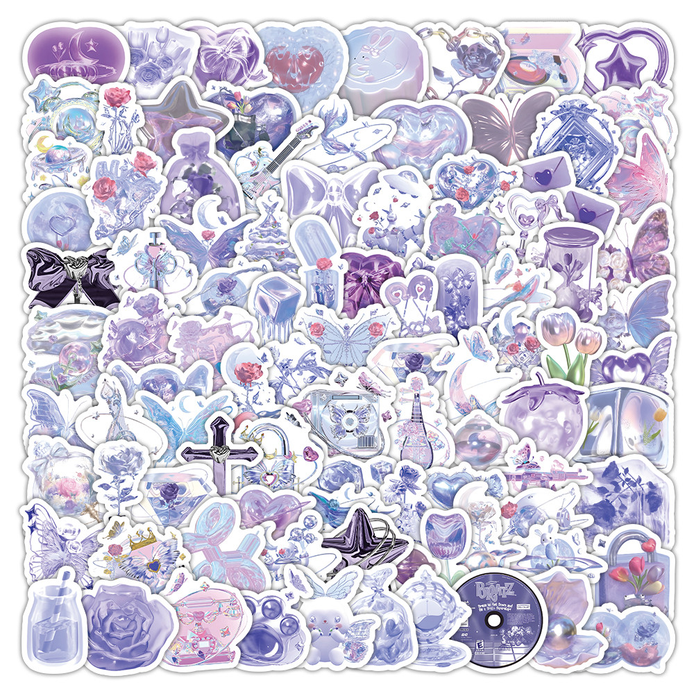 103 Pcs Glittery Shimmery Purp - Craft Embellishment World ulasan dan harga