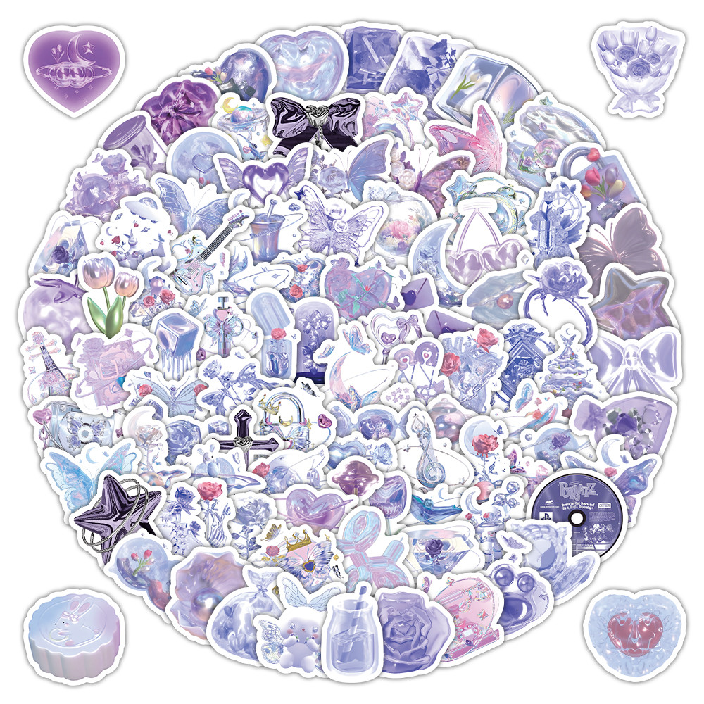 103 Pcs Glittery Shimmery Purp - Craft Embellishment World ulasan dan harga