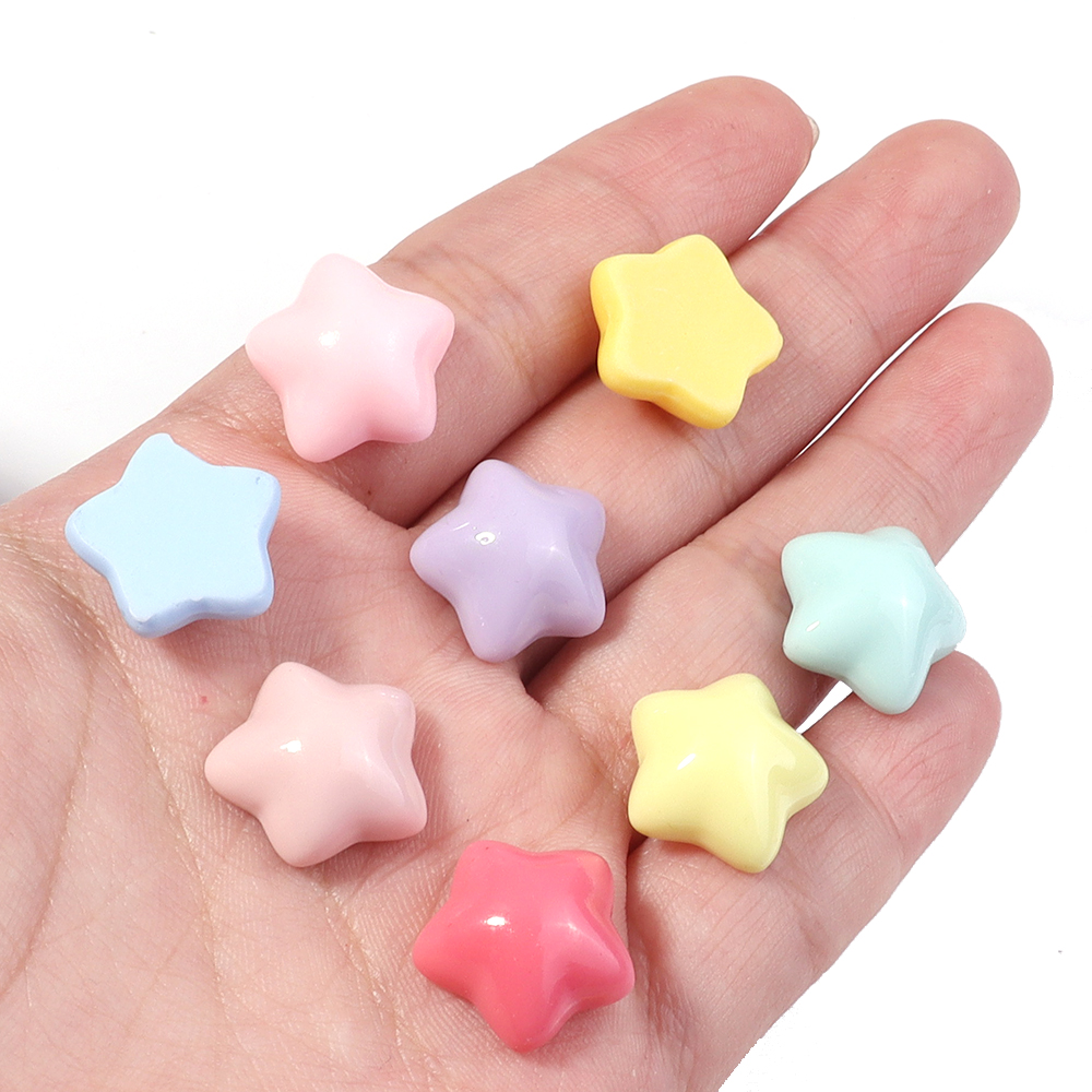 50pcs/lot 16mm Colorful Star R - Embellishment Crafts ulasan dan harga