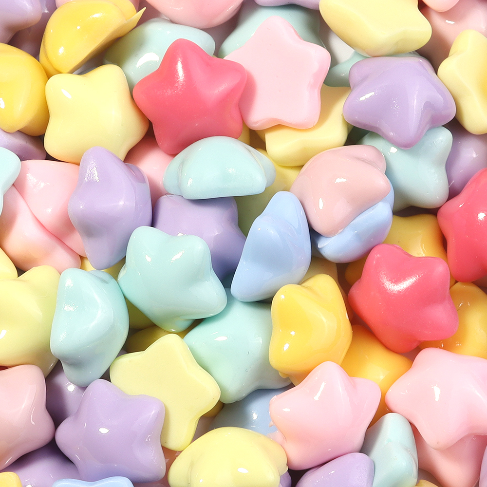 50pcs/lot 16mm Colorful Star R - Embellishment Crafts ulasan dan harga
