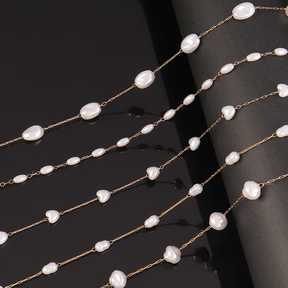 1Meters Stainless Steel Chain  - Pearl Trim Chain ulasan dan harga