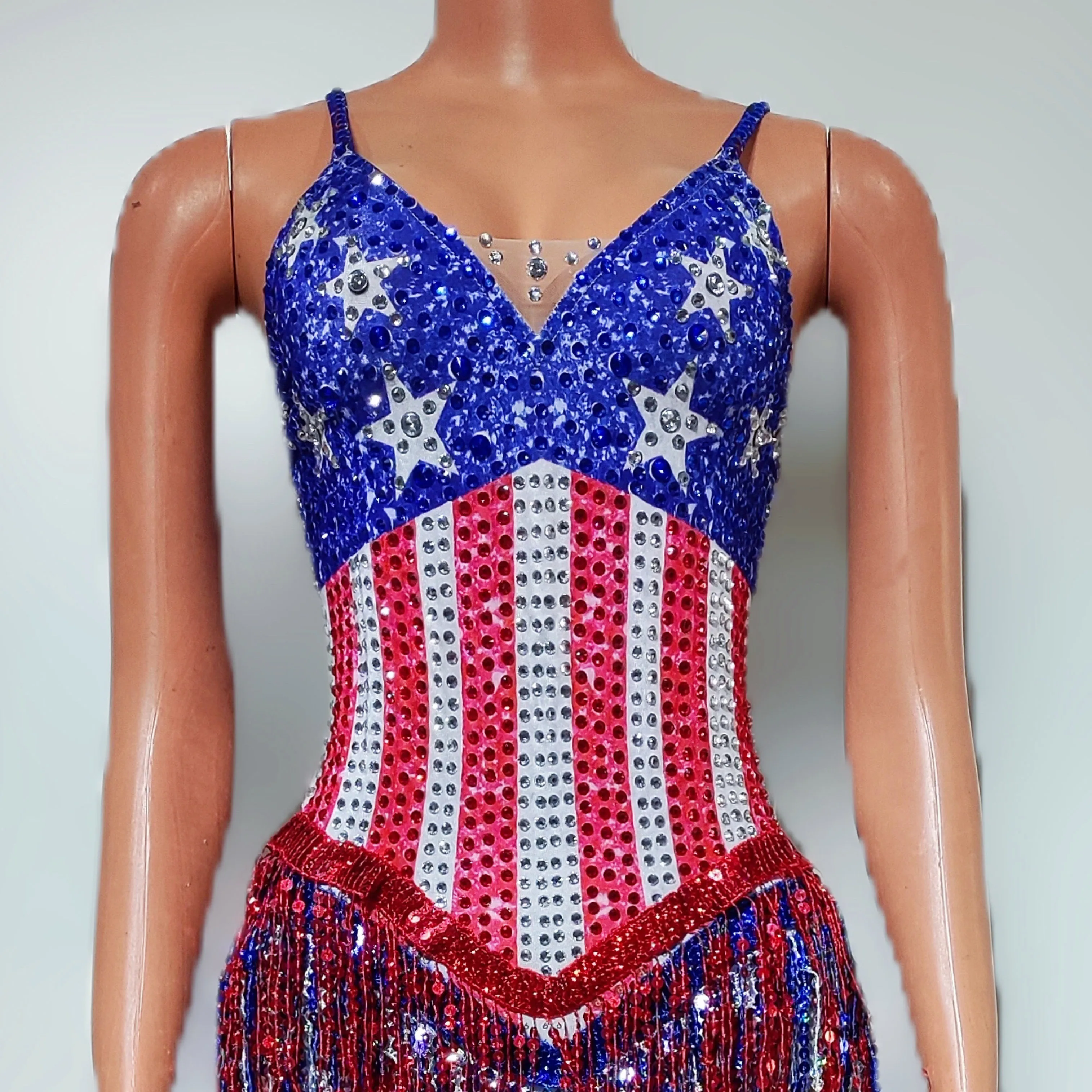Dance Singer Costume Bar Night - Rhinestone Banding Trim ulasan dan harga