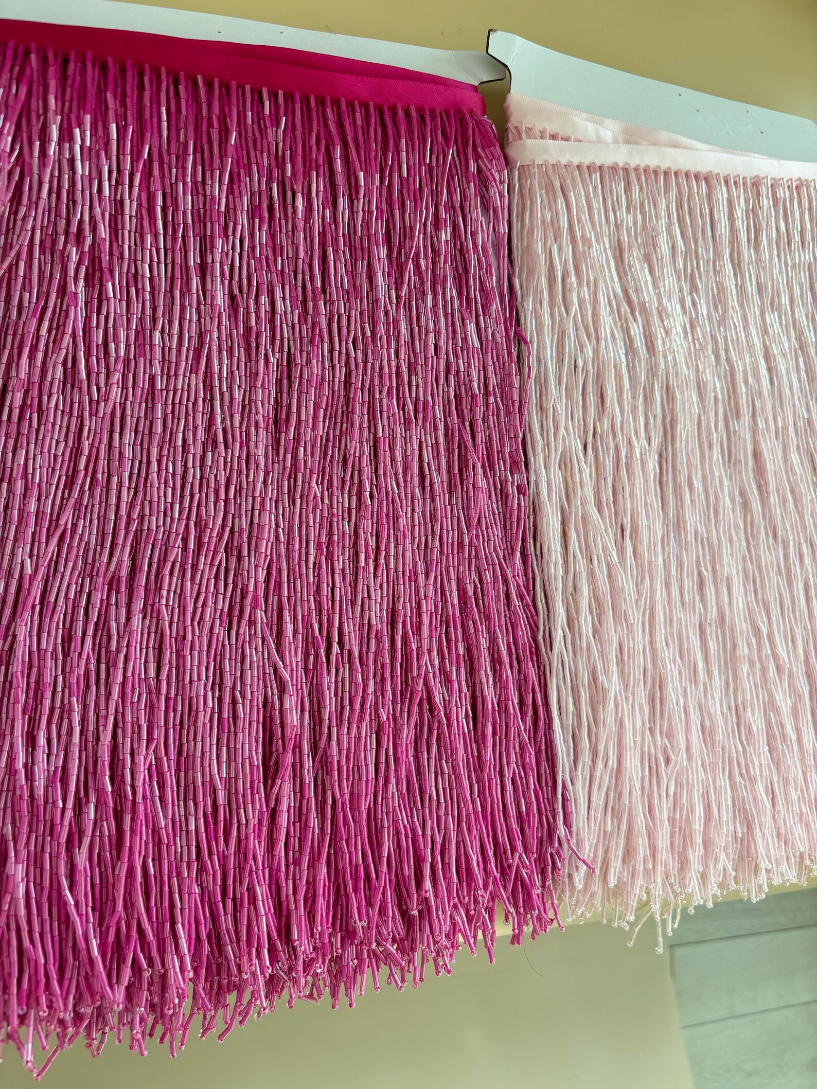 1 Yard 30cm Wide Heavy Bead Fr - Beaded Trim Fringe ulasan dan harga