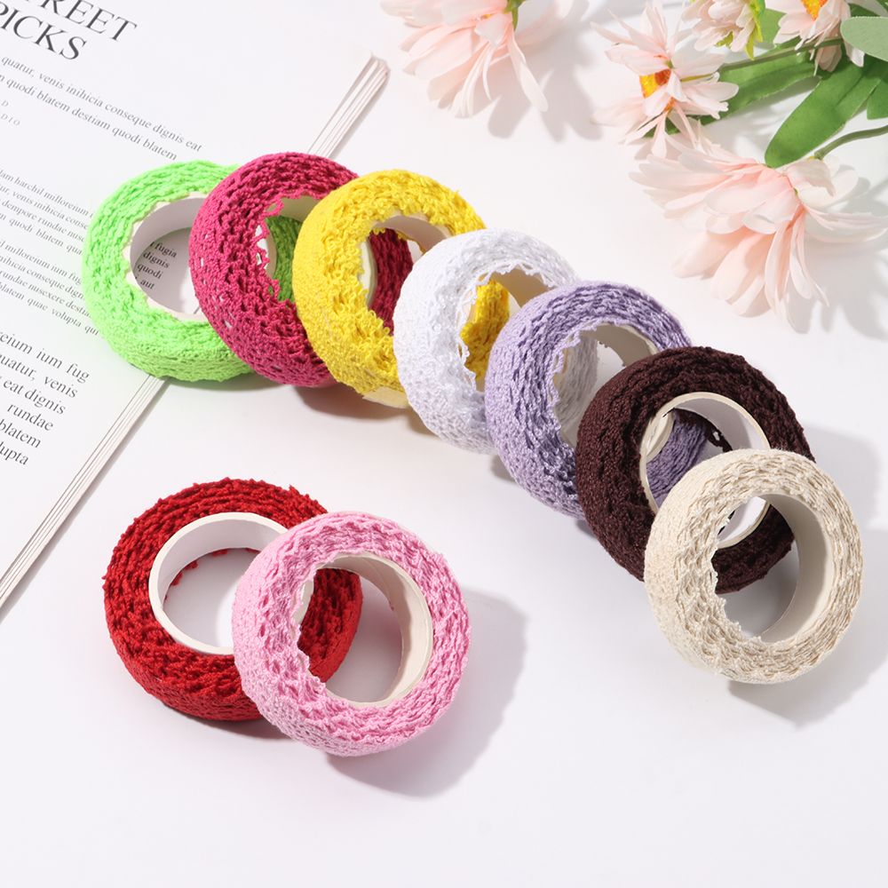 2Yards/ Roll Wedding Decor DIY - Lace Ribbon Trim ulasan dan harga
