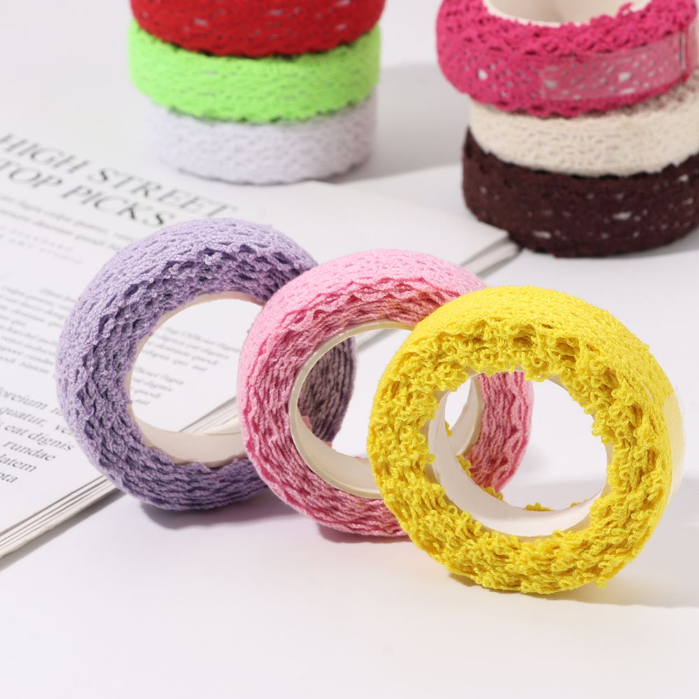 2Yards/ Roll Wedding Decor DIY - Lace Ribbon Trim ulasan dan harga