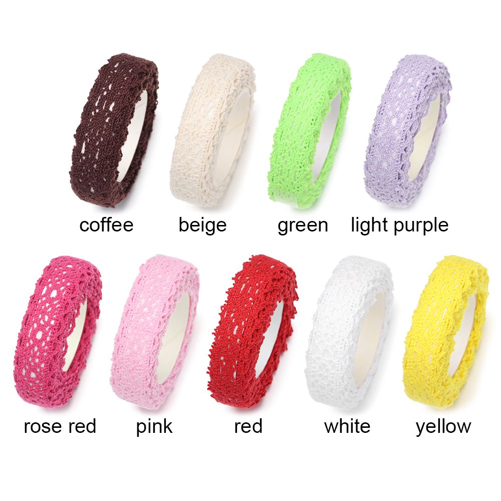 2Yards/ Roll Wedding Decor DIY - Lace Ribbon Trim ulasan dan harga