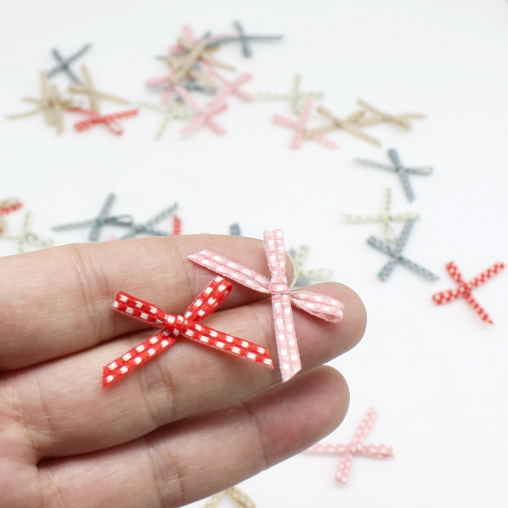 100pcs 2cm*3cm  Bowknot  Small - Embellishments For Scrapbooking ulasan dan harga