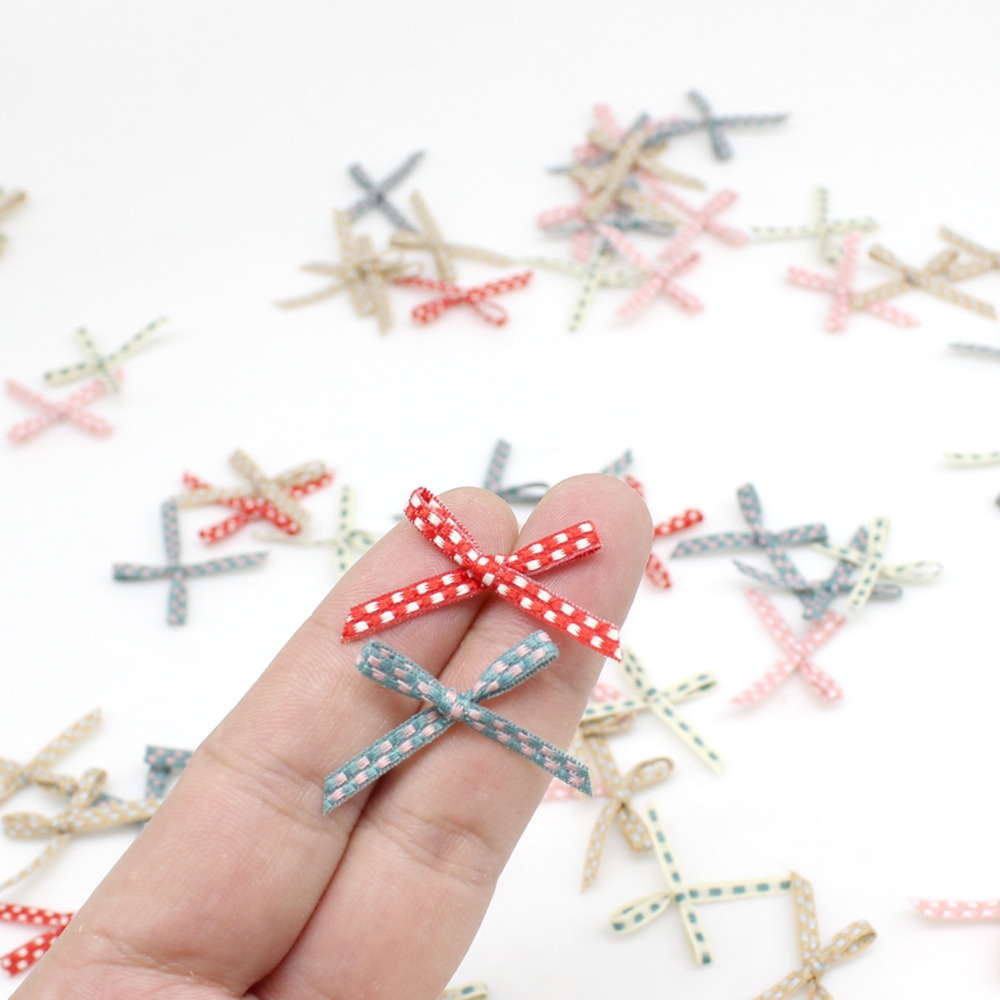 100pcs 2cm*3cm  Bowknot  Small - Embellishments For Scrapbooking ulasan dan harga