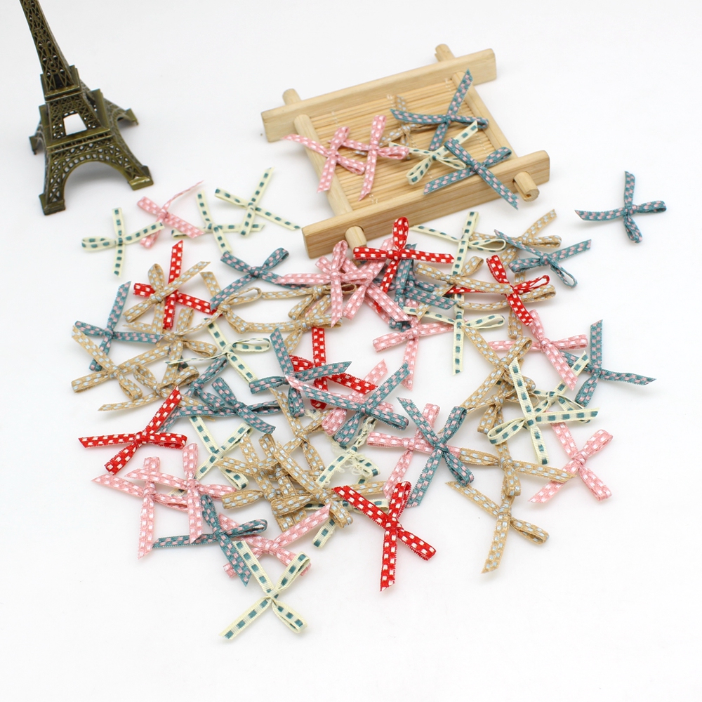 100pcs 2cm*3cm  Bowknot  Small - Embellishments For Scrapbooking ulasan dan harga