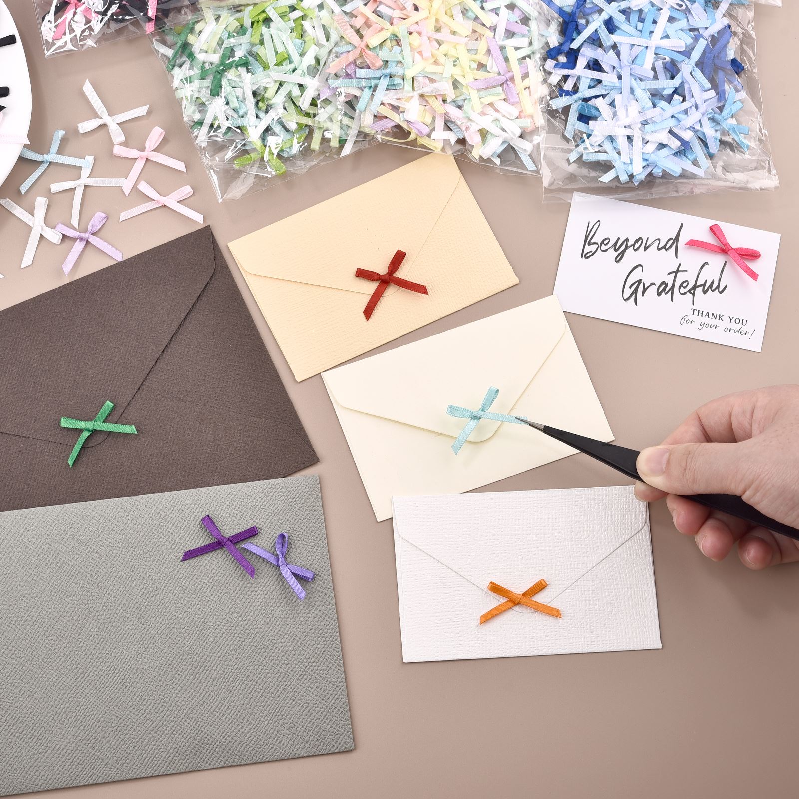 100Pcs 3mm Ribbons Mini Satin  - Embellishments For Scrapbooking ulasan dan harga