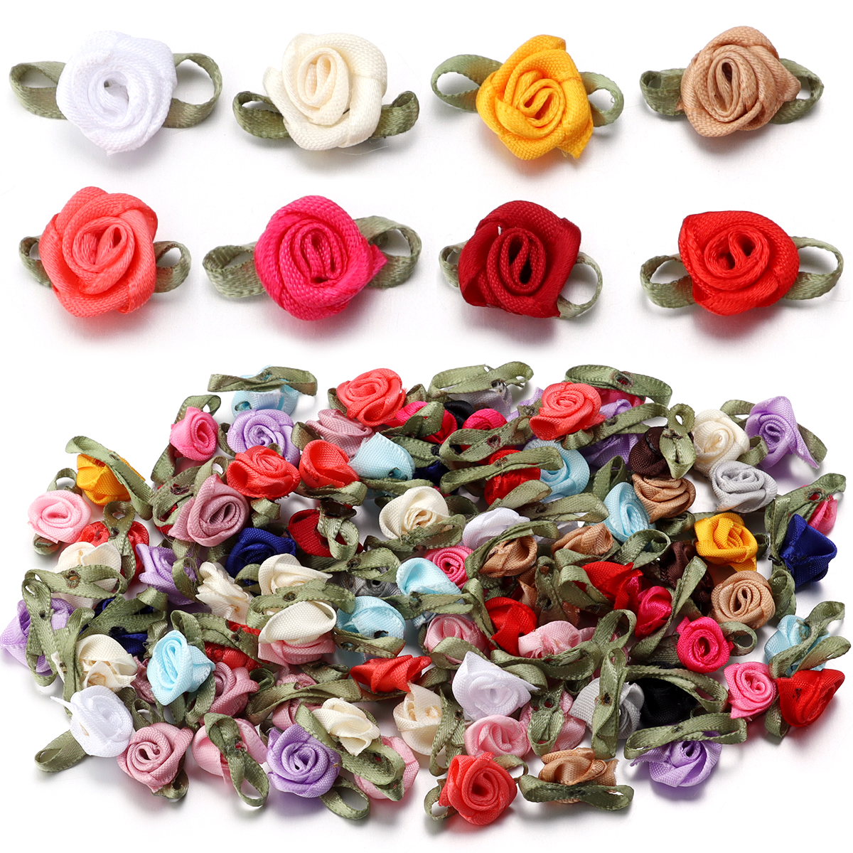 50Pcs 1.5x2.5cm 18 Colors For  - Embellishment Crafts ulasan dan harga