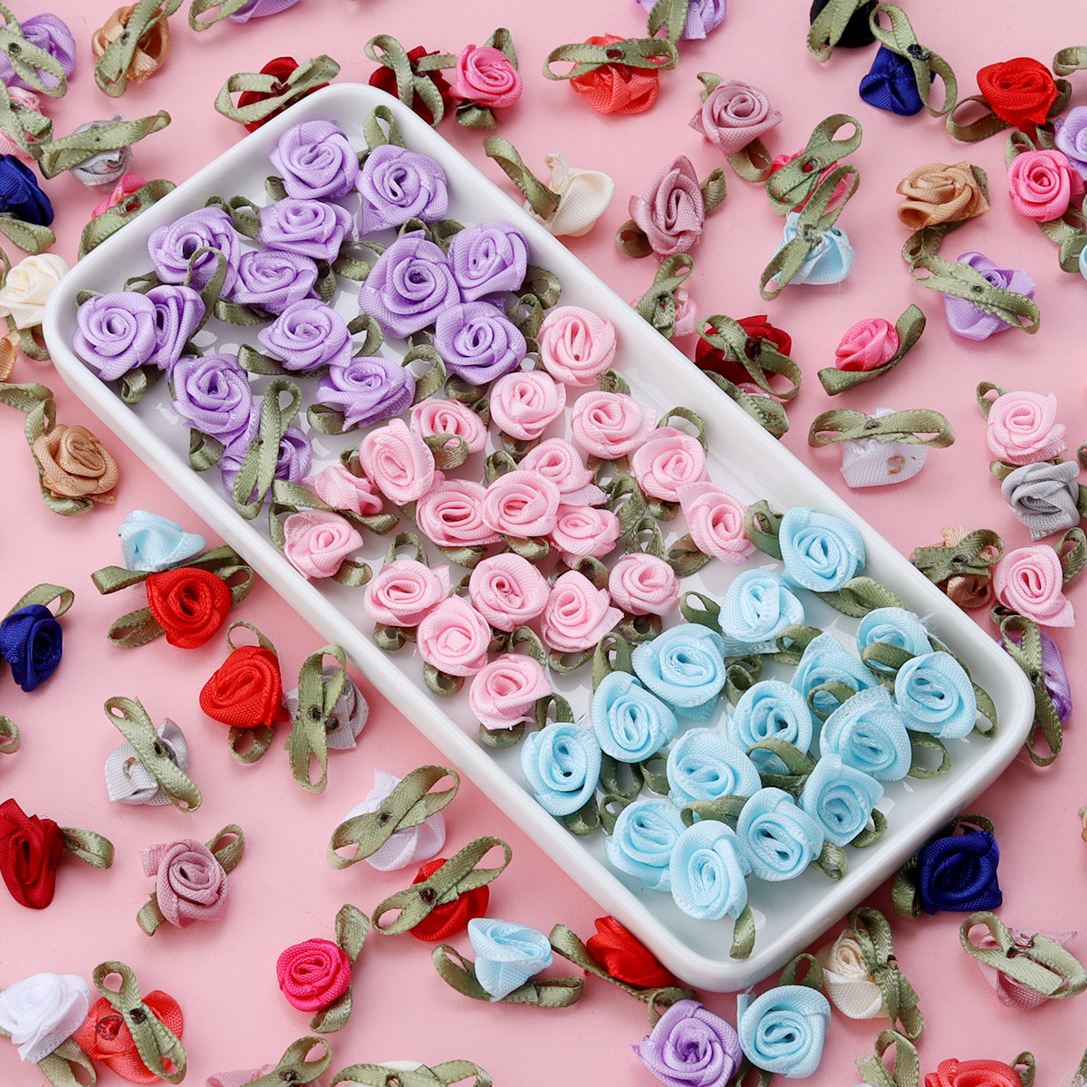 50Pcs 1.5x2.5cm 18 Colors For  - Embellishment Crafts ulasan dan harga