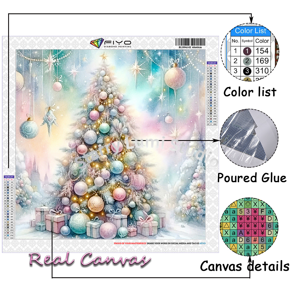 Diamond Painting Kit Christmas - Embroidery Embellishments ulasan dan harga