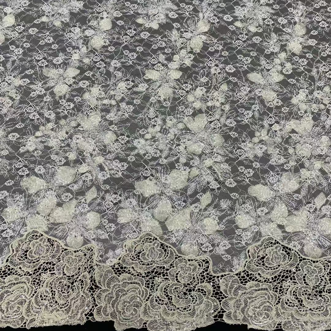 Lastest African French Floral  - Beaded Trim Fringe ulasan dan harga