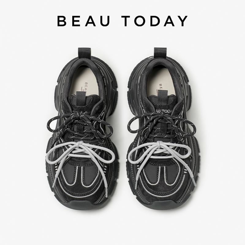 BBEAUTODAY Chunky Sneakers Wom - Guipure Lace Panel ulasan dan harga