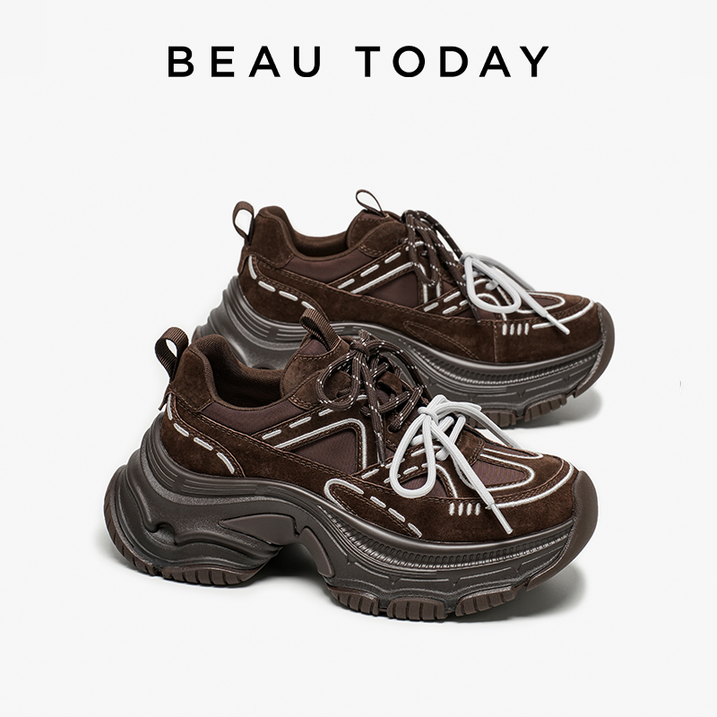 BBEAUTODAY Chunky Sneakers Wom - Guipure Lace Panel ulasan dan harga