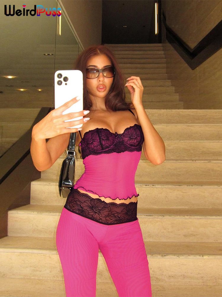 Weird Puss Patchwork Lace 2pie - Elastic Lace Trim ulasan dan harga