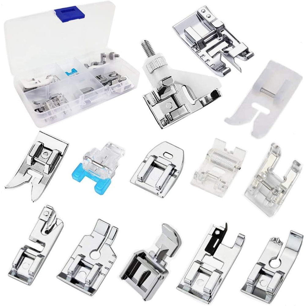 13 PCS/Box Presser Foot Set Ro - Pom Pom Maker Tool ulasan dan harga