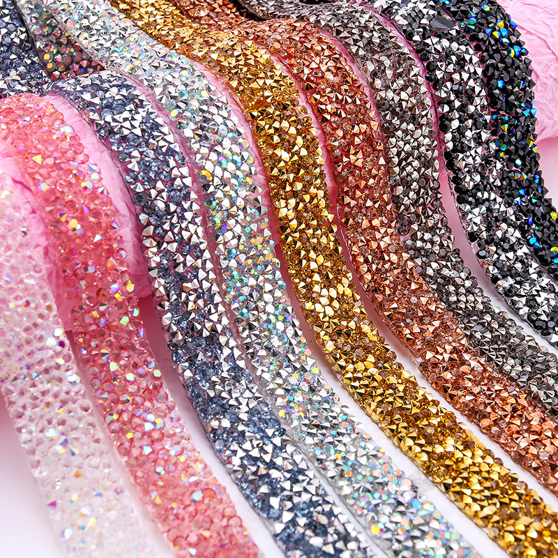 New Fashion Jelly Color Easy S - Hotfix Rhinestone Sheet ulasan dan harga