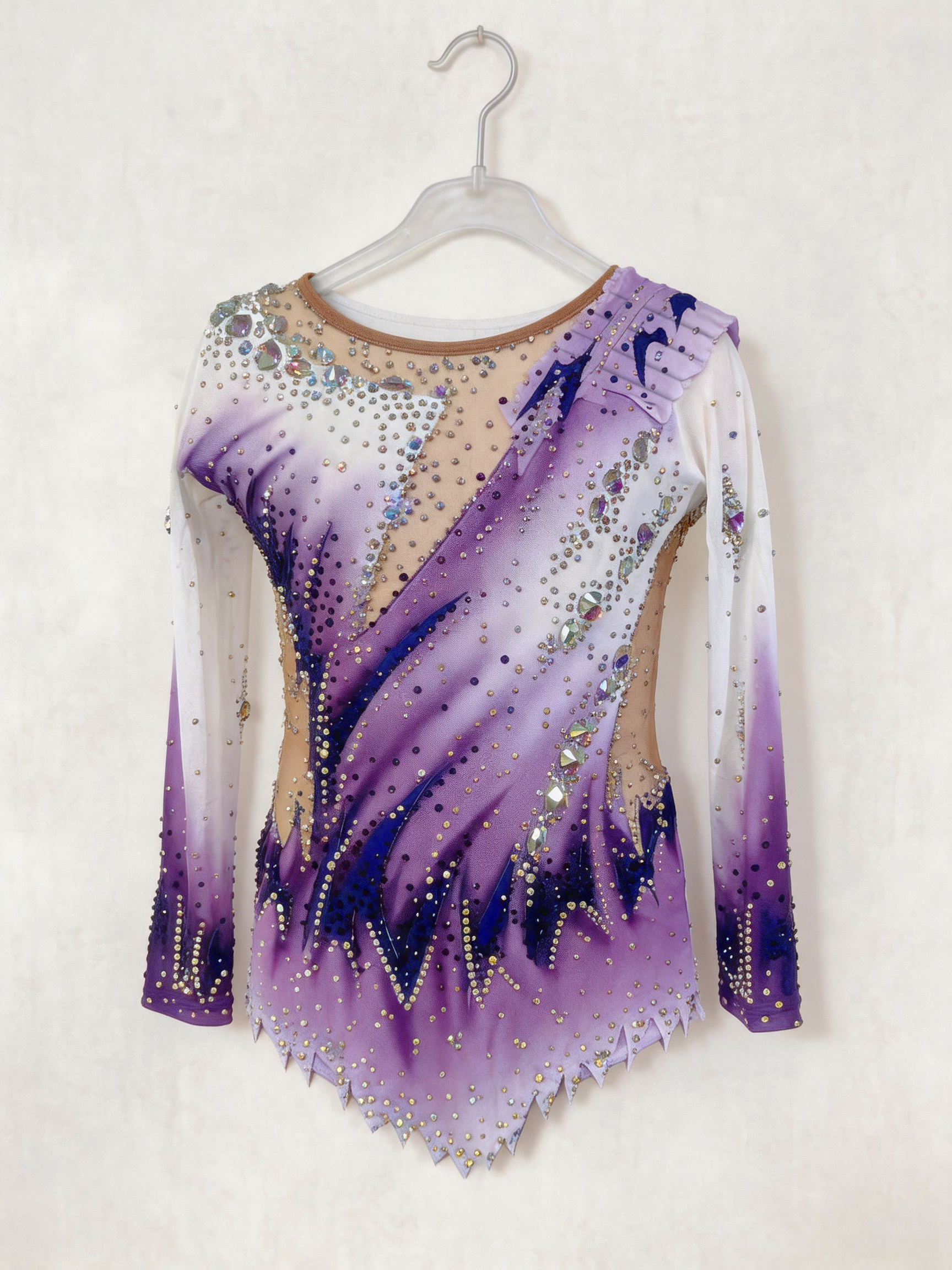 Girls Purple Ombre Luxury Rhyt - Rhinestone Banding Trim ulasan dan harga