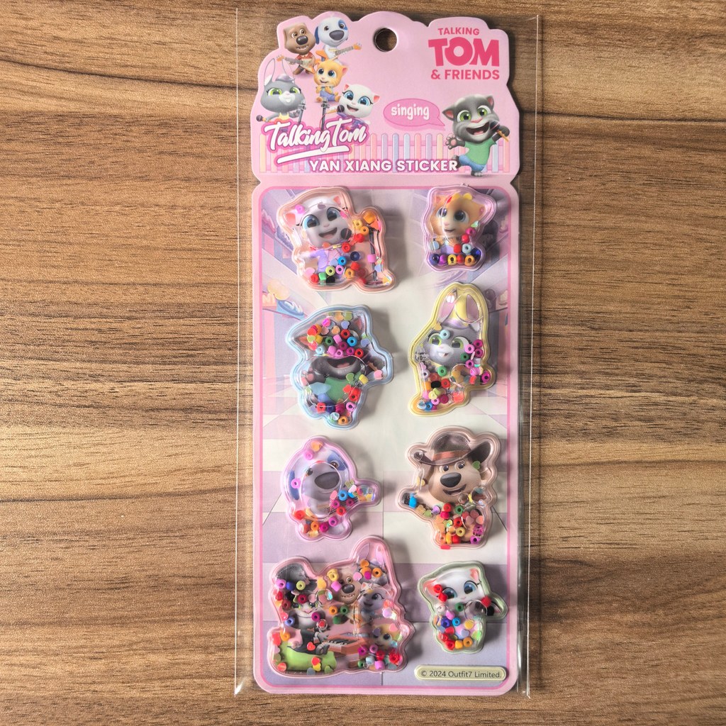 4Pack Fun Talking Tom Friends  - Craft Embellishment World ulasan dan harga