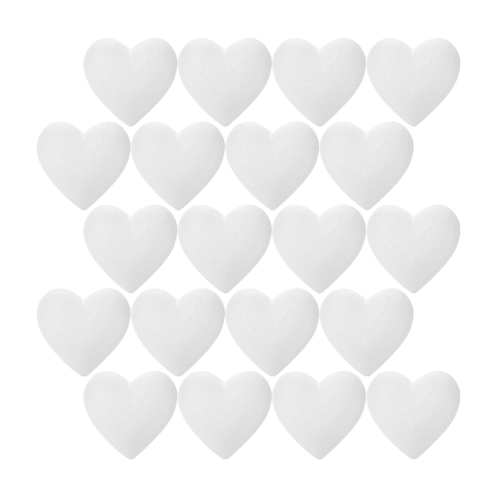 20Pcs Blank Heart Foam Balls L - Craft Embellishments ulasan dan harga