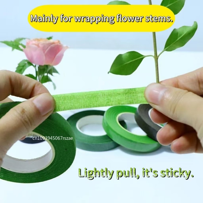 Green Waterproof Floral Tape A - Embellishment Crafts ulasan dan harga