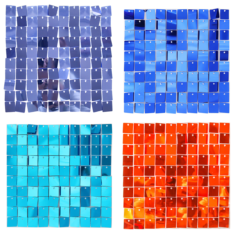 24/30 Square Sequin Panels Gol - Sequin Fabric Panel ulasan dan harga
