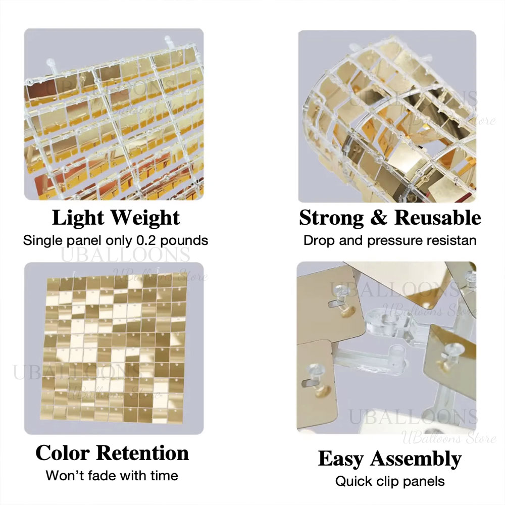 Silver Sequin Wall Backdrop Pa - Sequin Fabric Panel ulasan dan harga