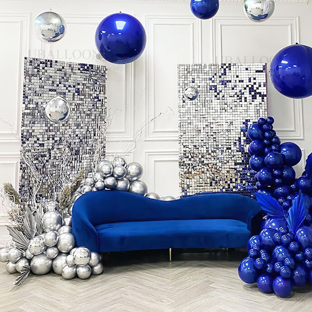 Silver Sequin Wall Backdrop Pa - Sequin Fabric Panel ulasan dan harga